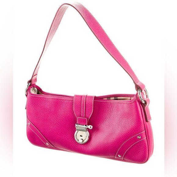 BURBERRY RARE FIND BARBIE PINK SHOULDER BAG. - Picture 1 of 10